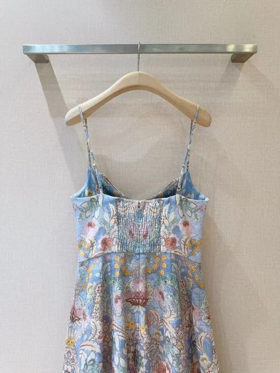 Zimmermann Rebellion Tuck Midi Dress - Picture 5 of 6